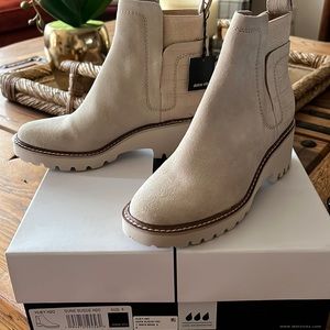 Dolce Vita Huey H20 Dune Suede ankle booties